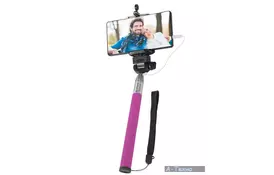 Монопод для селфи Defender Selfie Master SM-02 розовый, проводной, 20-98 см (29405) - Фото