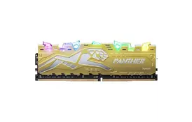 Модуль памяти для компьютера DDR4 8GB 3200 MHz Panther Rage RGB Silver-Golden Apacer (EK.08G21.GJM) - Фото