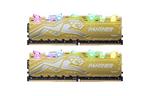 Модуль памяти для компьютера DDR4 16GB (2x8GB) 3000 MHz Panther Rage RGB Silver-Golden Apacer (EK.16G2Z.GJMK2)