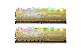 Модуль памяти для компьютера DDR4 16GB (2x8GB) 3000 MHz Panther Rage RGB Silver-Golden Apacer (EK.16G2Z.GJMK2) - Фото