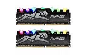 Модуль памяти для компьютера DDR4 16GB (2x8GB) 3000 MHz Panther Rage RGB Silver Apacer (EK.16GAZ.GJNK2) - Фото
