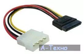 Кабель питания Value SATA Female - ATA Male 0.2 м (S0448) - Фото