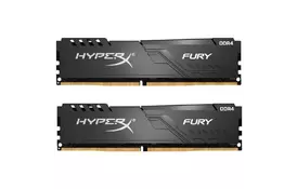 Модуль памяти для компьютера DDR4 64GB 3200 MHz HyperX Fury Black Kingston (HX432C16FB3K2/64) - Фото