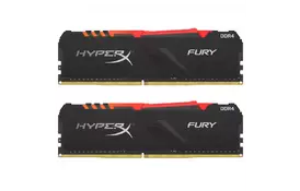 Модуль памяти для компьютера DDR4 32GB (2x16GB) 3600 MHz HyperX Fury RGB Kingston (HX436C17FB3AK2/32) - Фото