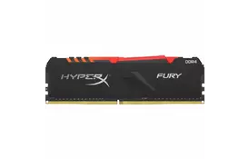 Модуль памяти для компьютера DDR4 8GB 3733 MHz HyperX Fury RGB Kingston (HX437C19FB3A/8) - Фото