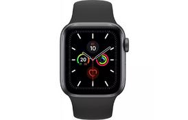 Смарт-часы Apple Watch Series 5 GPS, 44mm Space Grey Aluminium Case with Blac (MWVF2GK/A) - Фото