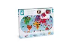 Игрушка для ванной Janod Пазл Карта мира (J04719)