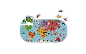 Игрушка для ванной Janod Пазл Карта мира (J04719) - Фото