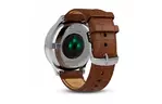 Смарт-часы Garmin Vivomove HR Premium Silver Stainless Steel Case with Dark Br (010-01850-AD)