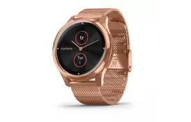Смарт-часы Garmin Vivomove Luxe 18K Rose Gold PVD Stainless Steel Case with Ro (010-02241-24/04) - Фото