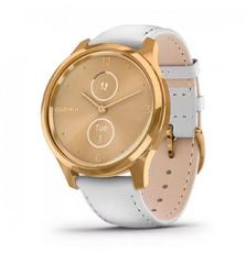Смарт-часы Garmin Vivomove Luxe 24K Gold PVD Stainless Steel Case with White I (010-02241-08)