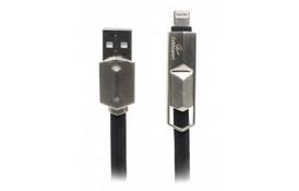 Дата кабель USB 2.0 AM to Micro 5P 1.0m Cablexpert (CCPB-ML-USB-05BK) - Фото