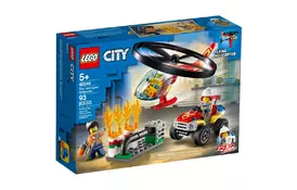 Конструктор LEGO City Fire Пожарный спасательный вертолёт 93 детали (60248) - Фото
