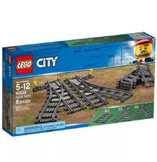 Конструктор LEGO City Железнодорожные стрелки 8 деталей (60238)