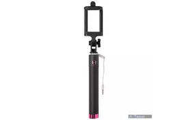 Монопод для селфи Grand-X Deluxe Jack 3,5 U-крепление 200-750мм Rose (MPGDJ3URS) - Фото