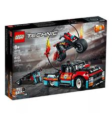 Конструктор LEGO Technic Шоу трюков на грузовиках и мотоциклах 610 деталей (42106)