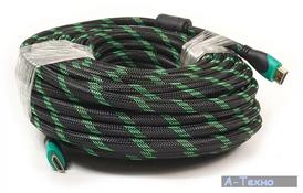 Кабель мультимедийный HDMI to HDMI 20.0m PowerPlant (KD00AS1295) - Фото