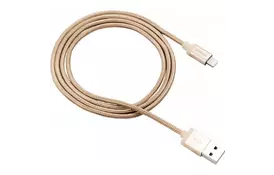 Дата кабель USB 2.0 AM to Lightning 1.0m MFI Golden CANYON (CNS-MFIC3GO) - Фото