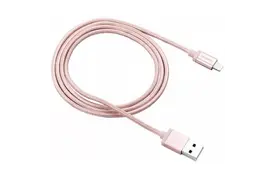 Дата кабель USB 2.0 AM to Lightning 1.0m MFI Rose-golden CANYON (CNS-MFIC3RG) - Фото