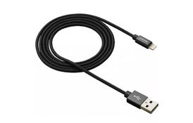 Дата кабель USB 2.0 AM to Lightning 1.0m MFI Black CANYON (CNS-MFIC3B) - Фото