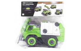 Конструктор Diy Spatial Creativity Мусоровоз 27 деталей (CJ-1365114) - Фото