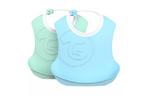 Нагрудничек Twistshake Набор 4+мес, мятный/голубой (69843)