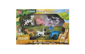 Игровой набор Dingua Зверюшки с фермы 6 шт (D0102) - Фото