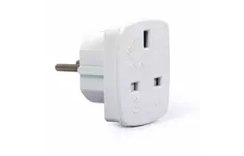 Переходник Cablexpert UK-розетка - Евро-вилка (A-AC-UKEU-001) - Фото
