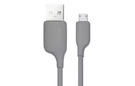 Дата кабель USB 2.0 AM to Lightning 1.2m Grey PURIDEA (L02-Grey) - Фото