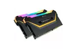 Модуль памяти для компьютера DDR4 16GB (2x8GB) 3200 MHz Vengeance RGB Pro Black CORSAIR (CMW16GX4M2C3200C16-TUF)