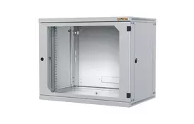 Шкаф настенный Conteg 12U 600x600 removable side panels RAL7035 (RUN-12-60/60) - Фото
