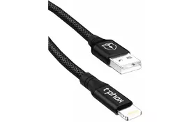 Дата кабель USB 2.0 AM to Lightning 1.2m Speed T-L810 Black T-PHOX (T-L810 Black) - Фото