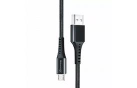 Дата кабель USB 2.0 AM to Micro 5P 1.2m Grand-X (FM-12B) - Фото