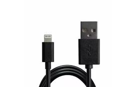 Дата кабель USB 2.0 AM to Lightning 1.0m Black Grand-X (PL01BC) - Фото