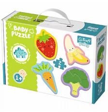 Пазл TREFL Фрукты и овощи 4 пазла по 2 элемента (TFL-36076)