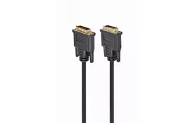 Кабель мультимедийный DVI to DVI 24+1pin, 4.5m Cablexpert (CC-DVI2-BK-15) - Фото