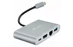Порт-репликатор CANYON Docking Station with 5 ports, Type C, Input 100-240V, Output (CNS-TDS04DG)