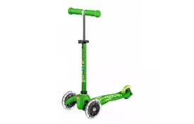 Скутер Micro Mini Deluxe Green LED (MMD051) - Фото