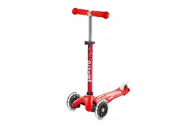 Скутер Micro Mini Deluxe Red LED (MMD052) - Фото