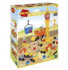 Конструктор Ecoiffier Строительство с краном и техникой (003020)