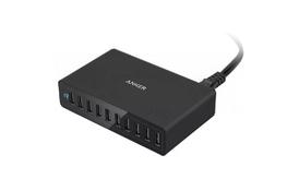 Зарядное устройство Anker PowerPort 10 - 60W 10-port USB PowerIQ (Black) (A2133L11) - Фото