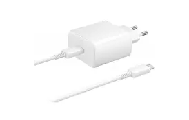 Зарядное устройство Samsung EP-TA845XWEGRU 45W SFC2.0 Type-C (White) (EP-TA845XWEGRU) - Фото