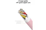 Дата кабель USB 2.0 AM to Lightning 1.0m Kitty T-L817 Pink T-PHOX (T-L817 Pink)