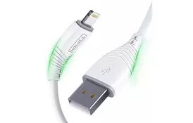 Дата кабель USB 2.0 AM to Lightning 1.2m Nature T-L830 White T-PHOX (T-L830 White) - Фото