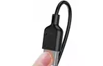 Дата кабель USB 2.0 AM to Type-C 1.2m Fast T-C829 Black T-PHOX (T-C829 Black)