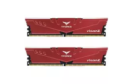 Модуль памяти для компьютера DDR4 16GB (2x8GB) 3000 MHz T-Force Vulcan Z Red Team (TLZRD416G3000HC16CDC01) - Фото