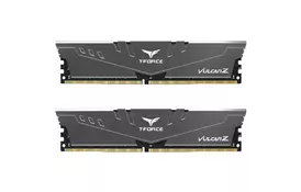 Модуль памяти для компьютера DDR4 8GB (2x8GB) 2666 MHz T-Force Vulcan Z Gray Team (TLZGD48G2666HC18HDC01) - Фото