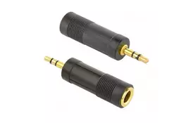 Переходник 6.35мм F to M 3.5 мм Cablexpert (A-6.35F-3.5M) - Фото