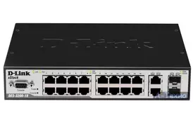 Коммутатор сетевой D-Link DES-3200-18 - Фото