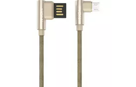 Дата кабель USB 2.0 AM to Micro 5P 1.0m DCPQ Gold Nomi (344269) - Фото
